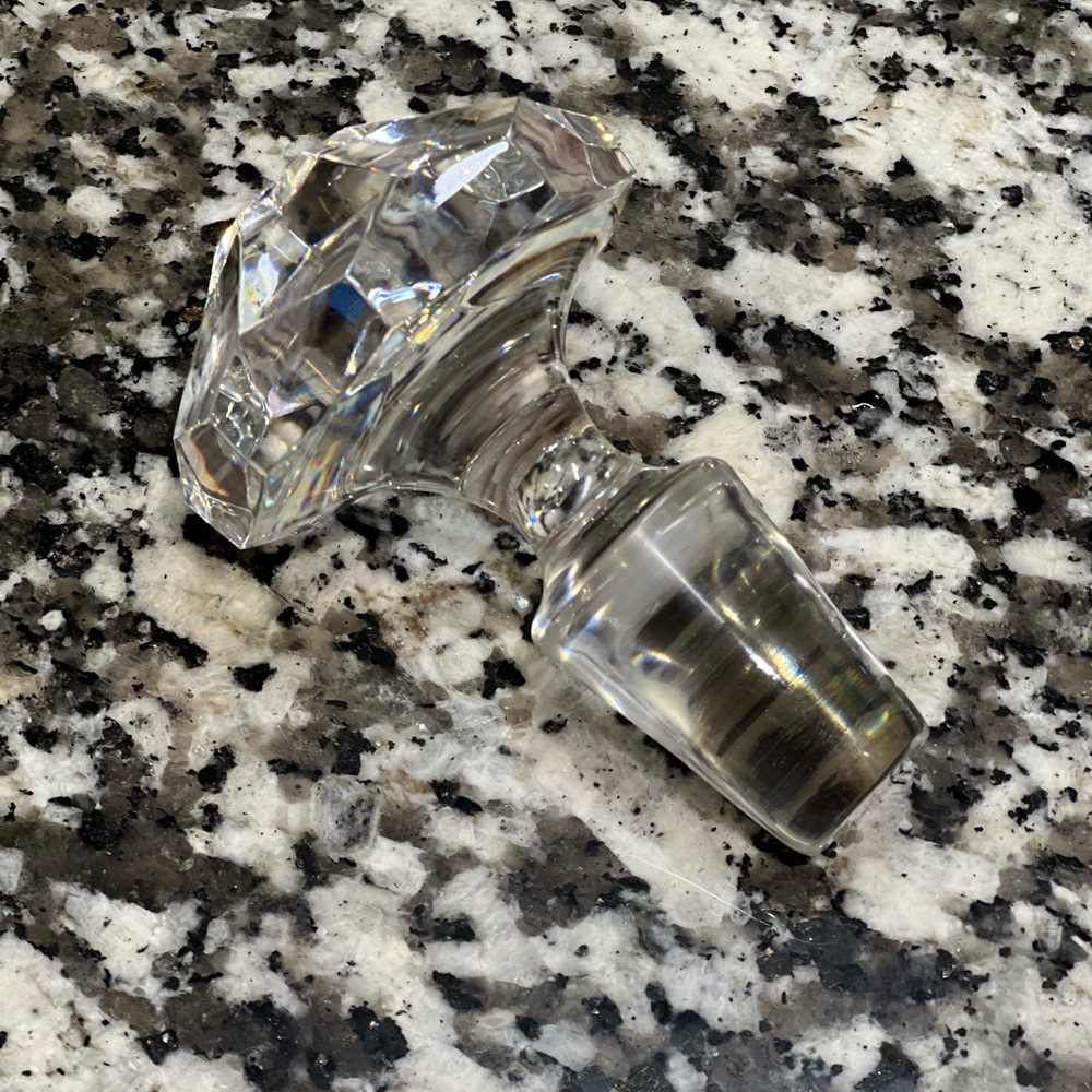 Tiffany & Co. Clear Decanter Name Etched Authentic No Box - Picture 5 of 10